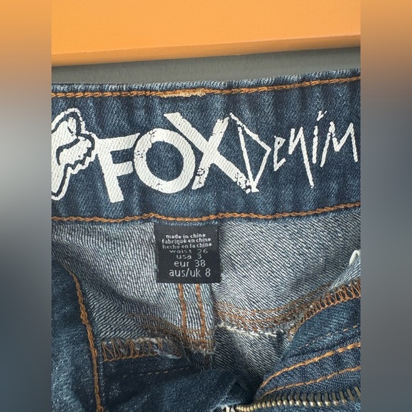 Fox Denim, size 3, blue denim short shorts, summer vintage - Picture 6 of 6